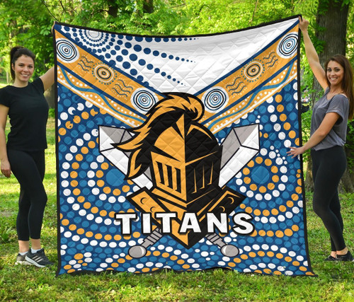 Rugby Life Quilt - Titans Knight Premium Quilt Gold Coast K13