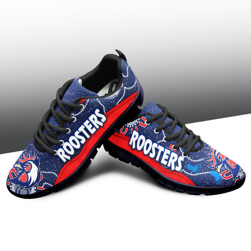 Rugby Life Sneakers - Sydney Roosters Anzac Day Unique Indigenous Sneakers K31