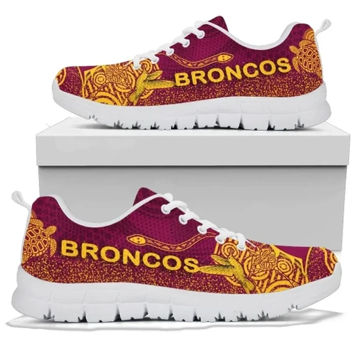 Rugby Life Sneakers - Brisbane Sneakers Broncos Indigenous K8
