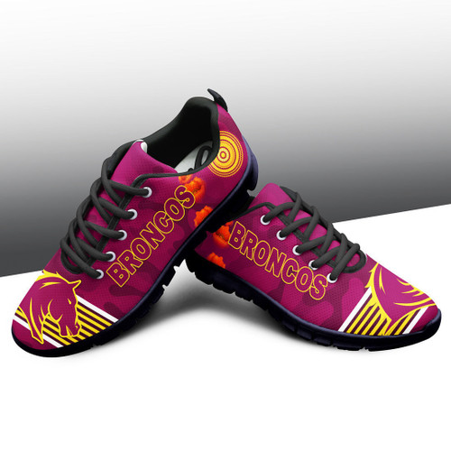 Rugby Life Sneakers -  Brisbane Broncos Anzac Day Indigenous Sneakers K31
