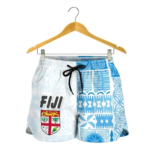 Rugbylife Short - Fiji Rugby Women Shorts Tapa Vibes K36