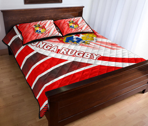 Rugbylife Quilt Bed Set - Tonga Rugby Quilt Bed Set Victorian Vibes K36