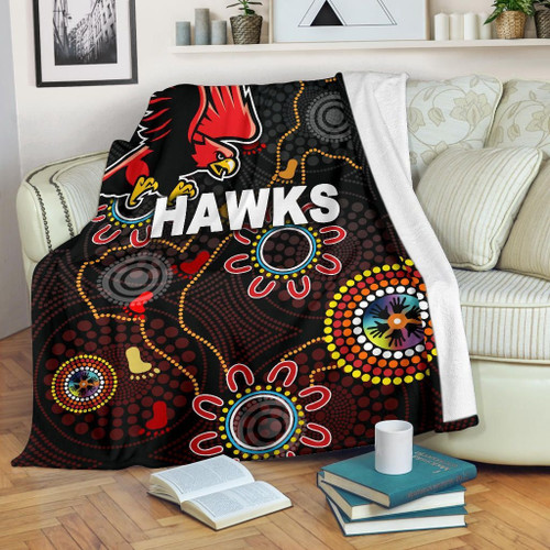 Rugby Life Premium Blanket - Illawarra Hawks Premium Blanket Indigenous K8