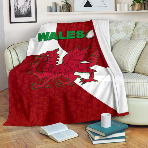 Rugbylife Premium Blanket - Wales Rugby Premium Blanket Victorian Vibes K36