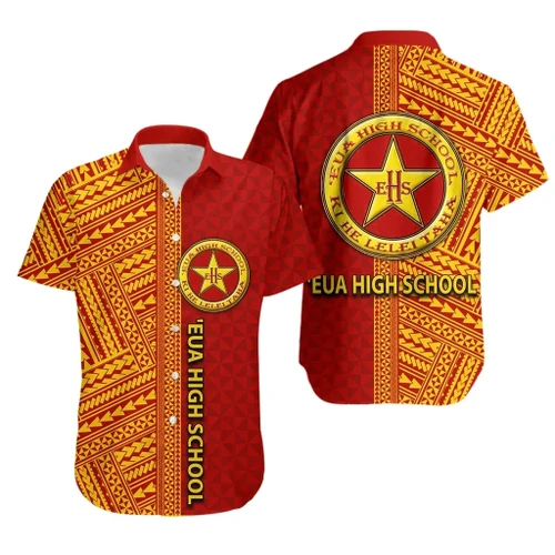 Eua High School Tonga Hawaiian Shirt Hafl Polynesian TH4