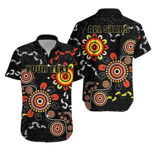 (Custom Personalised) All Stars Hawaiian Shirt Style Shimmering Indigenous K13