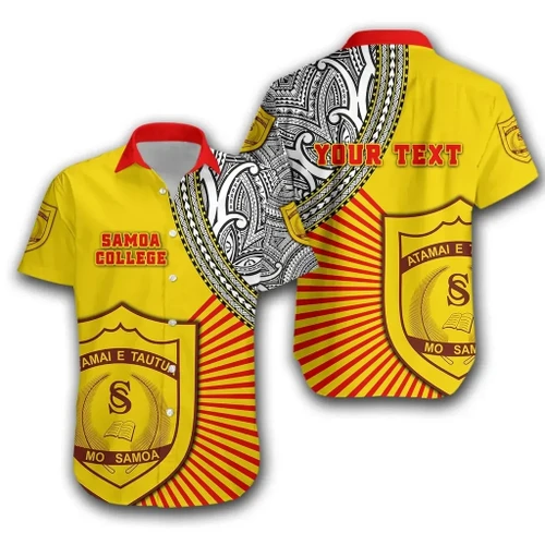 (Custom Personalised) Samoa College Hawaiian Shirt Special Style TH12