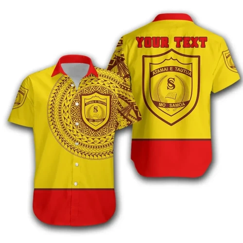 (Custom Personalised) Samoa College Hawaiian Shirt Tattoo Style TH12
