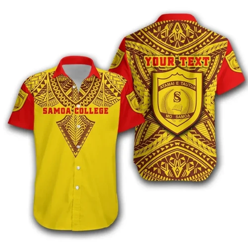 (Custom Personalised) Samoa College Hawaiian Shirt Tattoo Sport Style TH12