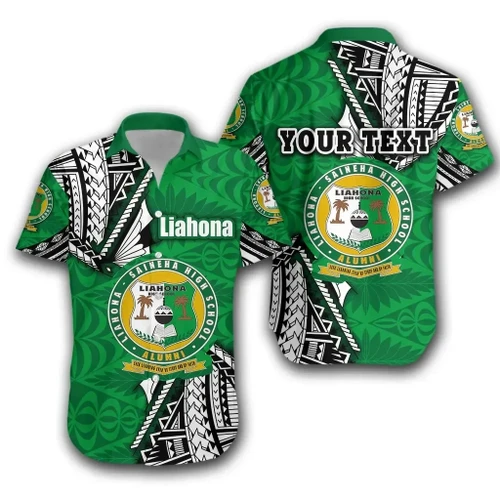(Custom Personalised) Liahona Tonga Hawaiian Shirt Polynesian Style TH12