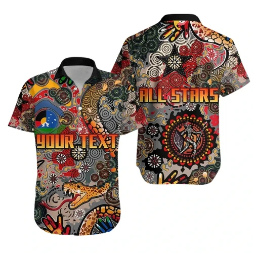 (Custom Personalised) Indigenous Hawaiian Shirt All Stars Naidoc Unique Vibes K8
