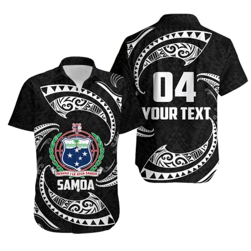 (Custom Personalised)Samoa Hawaiian Shirt Polynesian Tribal  TH4