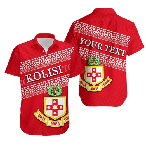 (Custom Personalised) Kolisi Tonga Hawaiian Shirt Simple Style TH4