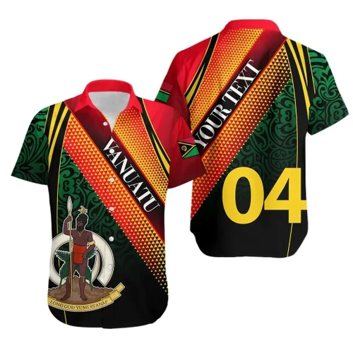 (Custom Personalised)Vanuatu Hawaiian Shirt Special Style TH4