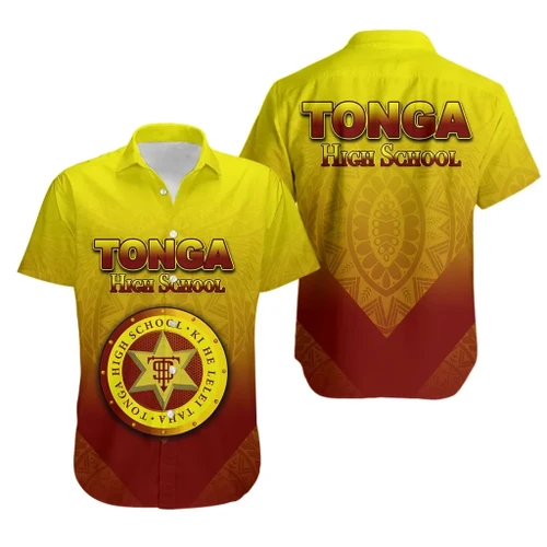 Tonga High School Hawaiian Shirt Polynesian Style TH4