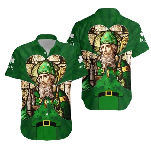 Ireland Hawaiian Shirt Saint Patrick's Day (Green) TH6