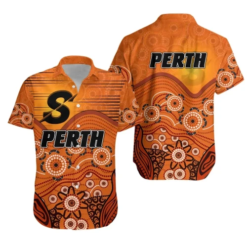 Perth Hawaiian Shirt Scorchers Indigenous TH5