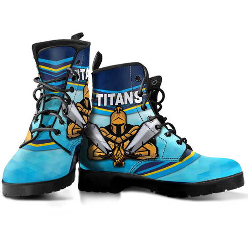 Rugbylife Boots - Gold Coast Titans Simple - Rugby Team Leather Boots