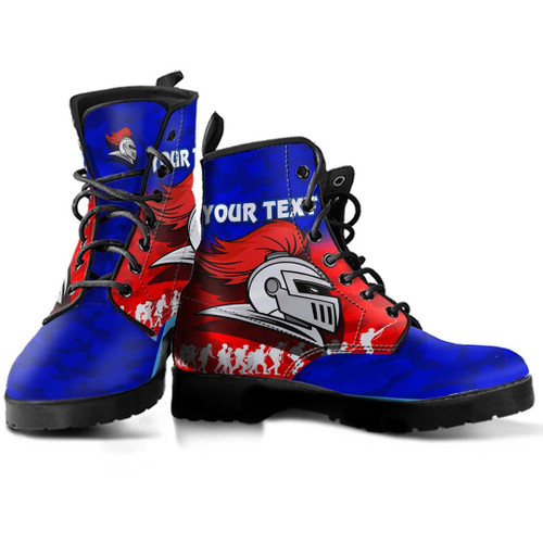 Rugbylife Boots - (Custom) Newcastle Knights Anzac Camouflag - Rugby Team Leather Boots