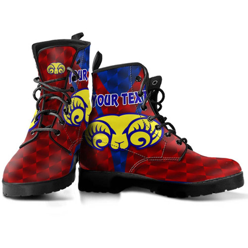 Rugbylife Boots - (Custom) Adelaide Rams - Rugby Team Leather Boots