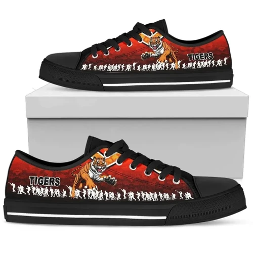 Rugby Life Footwear - Wests Low Top Shoe Tigers Anzac Vibes K8