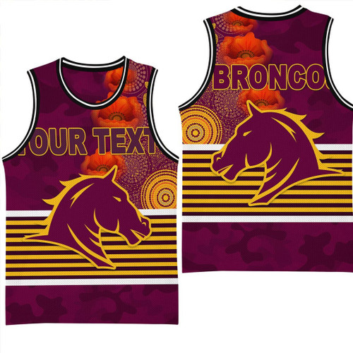 RugbyLife Jersey - (Custom) Brisbane Broncos Indigenous Naidoc - Rugby Team Basketball Jersey