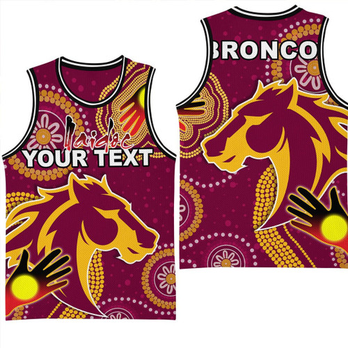 RugbyLife Jersey - (Custom) Brisbane Broncos Indigenous Naidoc New - Rugby Team Basketball Jersey