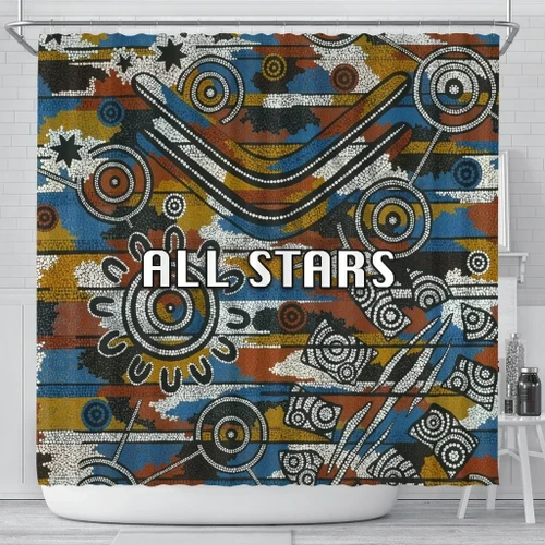 Indigenous All Stars Shower Curtain TH6