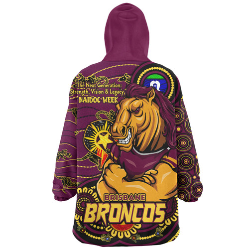 Brisbane Broncos NRL Snug Hoodie Spirit Of NAIDOC Series 2025 NH24