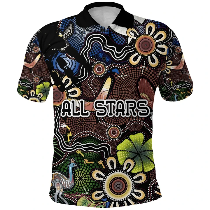 Indigenous Polo Shirt All Stars Ethnic Style