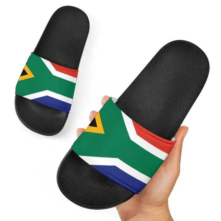 South Africa Slide Sandals - Original Flag Black Version