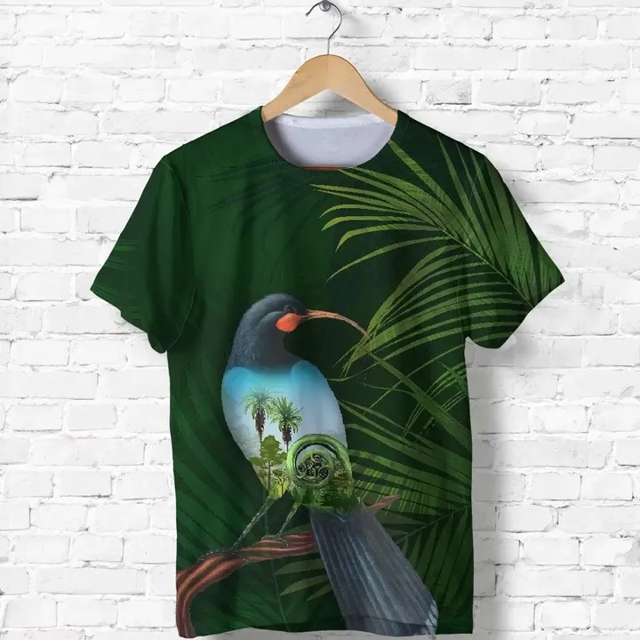 Huia Bird New Zealand T Shirt K5 - 1st New Zealand