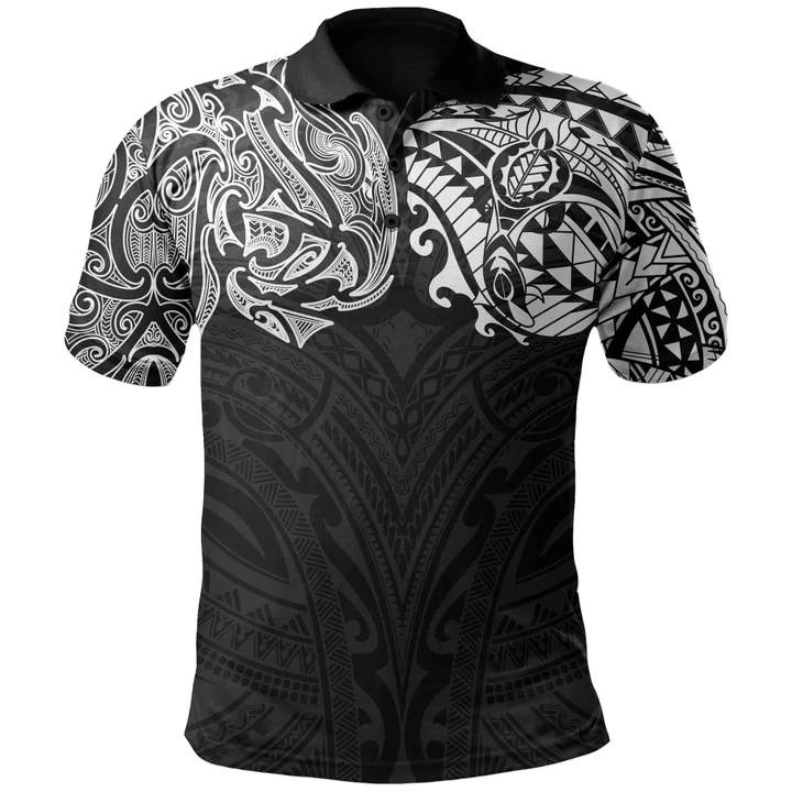 New Zealand Polo Shirt, Maori Polynesian Tattoo TH4 - 1st New Zealand