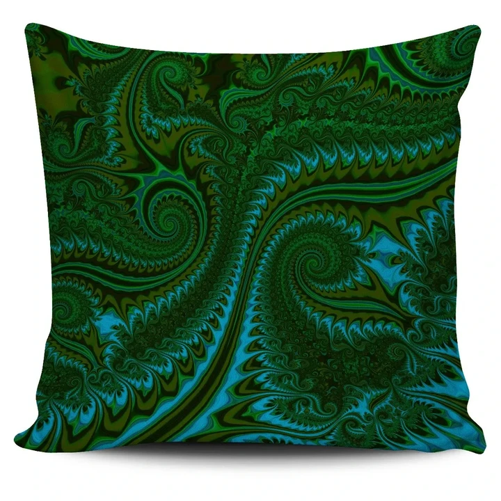 New Zealand Pillow Cover, Koru Fern - Abstract Style 02 K4 - 1st New Zealand
