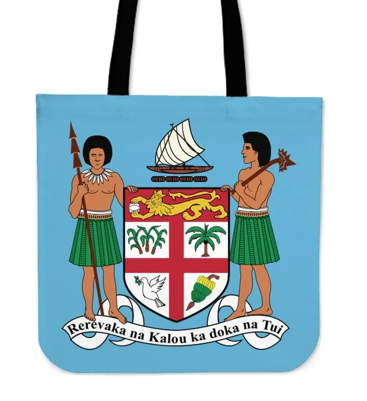 Fiji Coat Of Arms Tote Bag Th7 | rugbylife.co