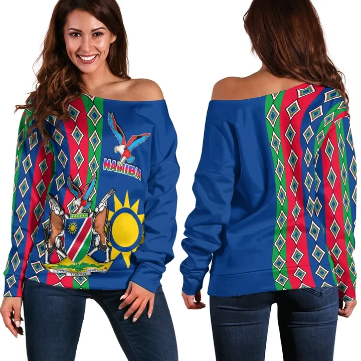 Rugbylife Namibia Women Off Shoulder Sweater Special Style