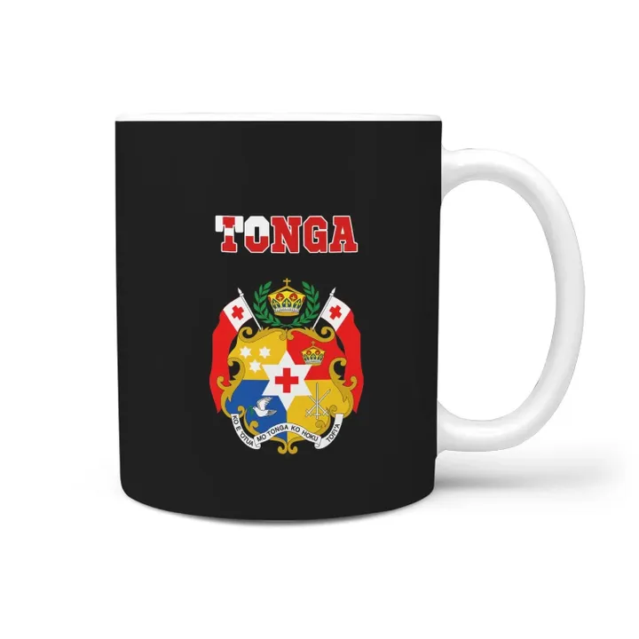 Tonga Mug - Coat of Arm Name