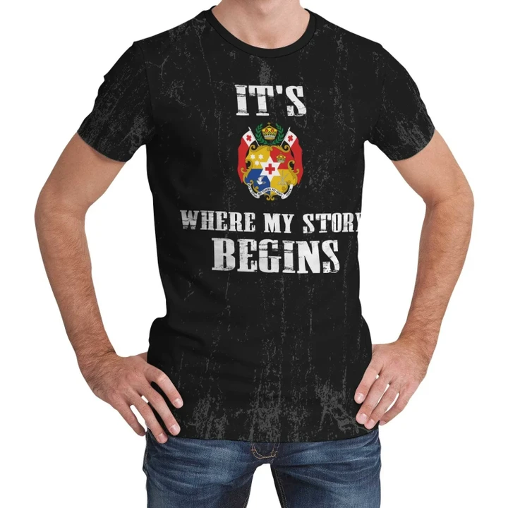 Tonga T-Shirt - It's Where My Story Begins | Unisex Clothings