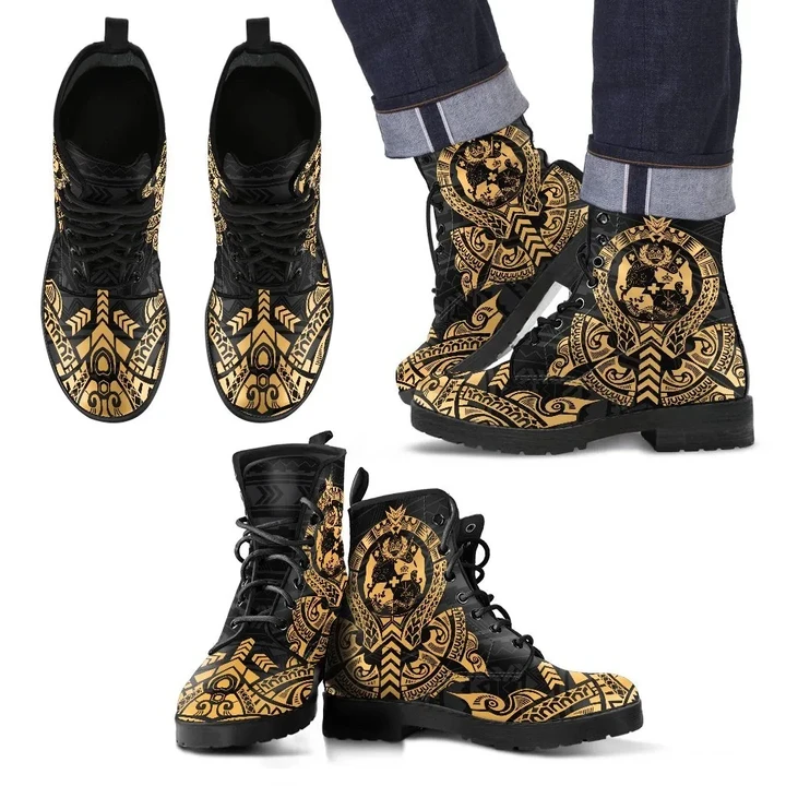 Tonga Leather Boots - Tribal Gold - Bn04 |Footwear| Love The World