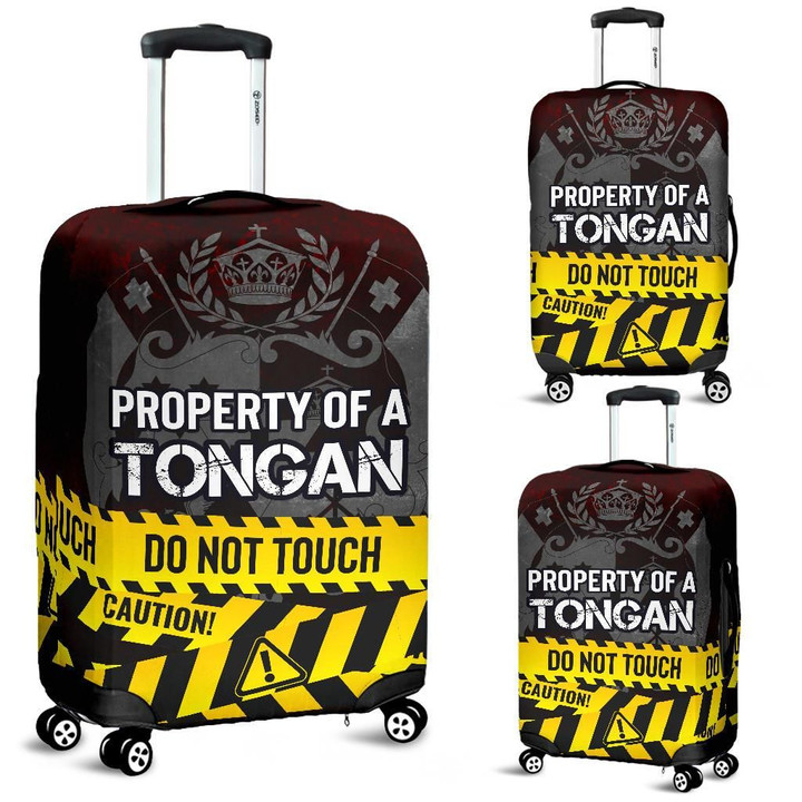 Do Not Touch Property Of A Tongan - Luggage Cover A0 | Love The World