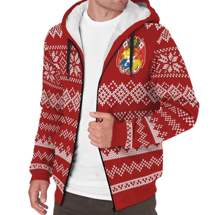 Tonga Christmas Sherpa Hoodie (Women's/Men's) | Unisex Clothings | High Quality