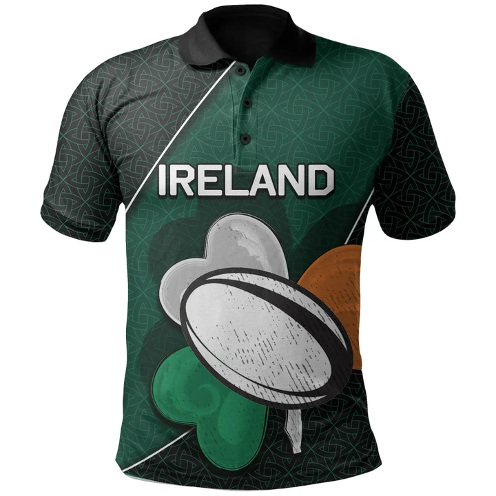 Ireland Clover Flag Polo Shirt