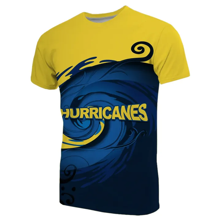 Hurricanes Maori T-Shirt Yellow