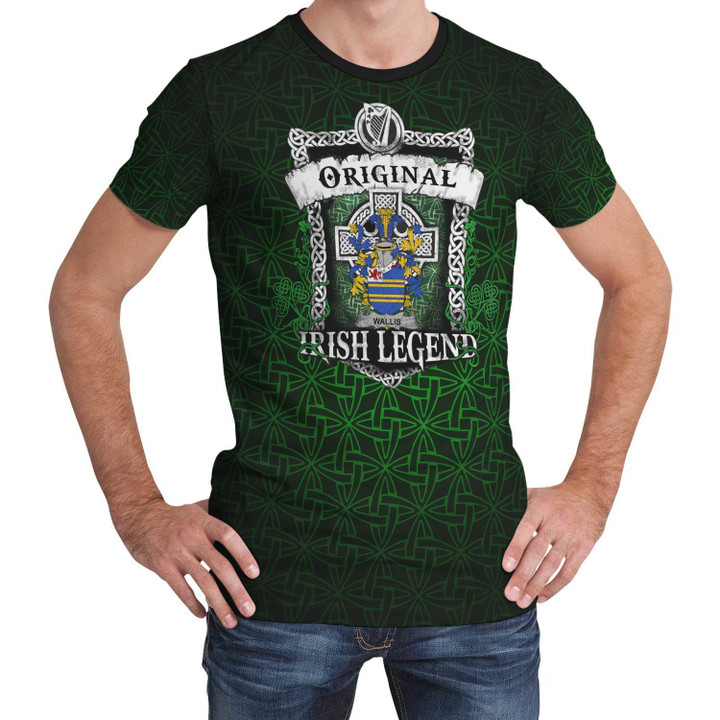 Wallis Ireland T-Shirt - Original Irish Legend (Women's/Men's) | Over 1400 Crests | Clothing | Apparel