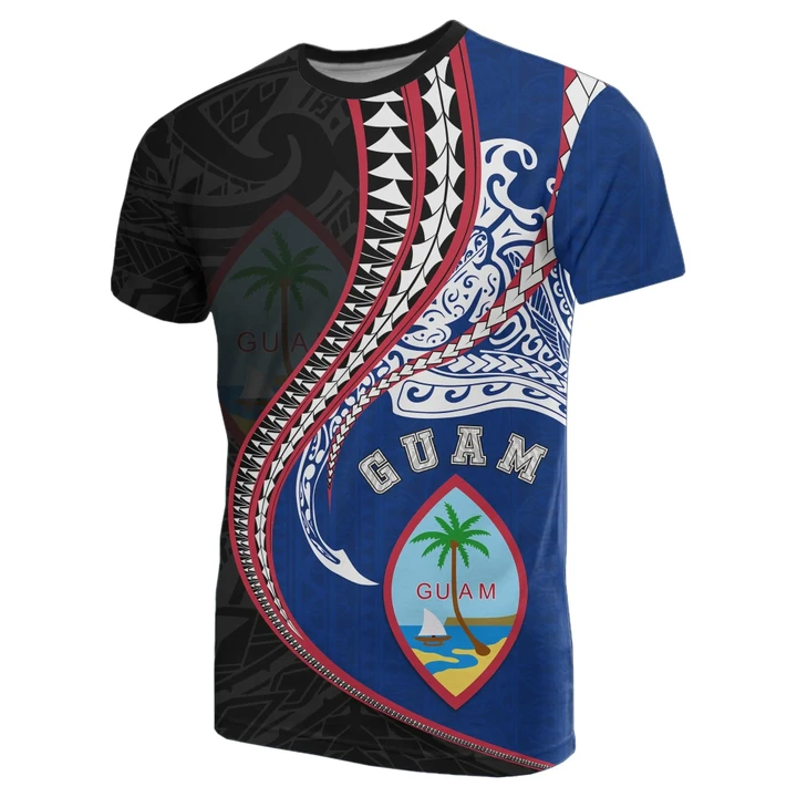 Guam Polynesian T-shirt Manta Polynesian TH65