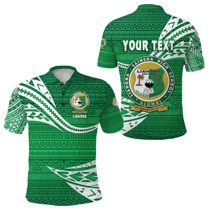 (Custom Personalised) Liahona High School Polo Shirt Unique Version - Green