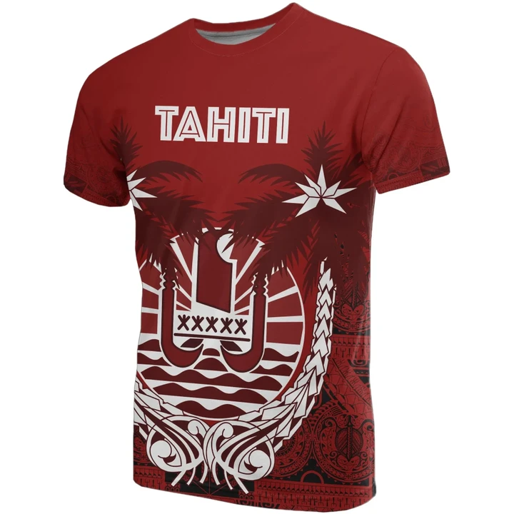 Tahiti Polynesian Coconut T-shirts | Special Custom Design