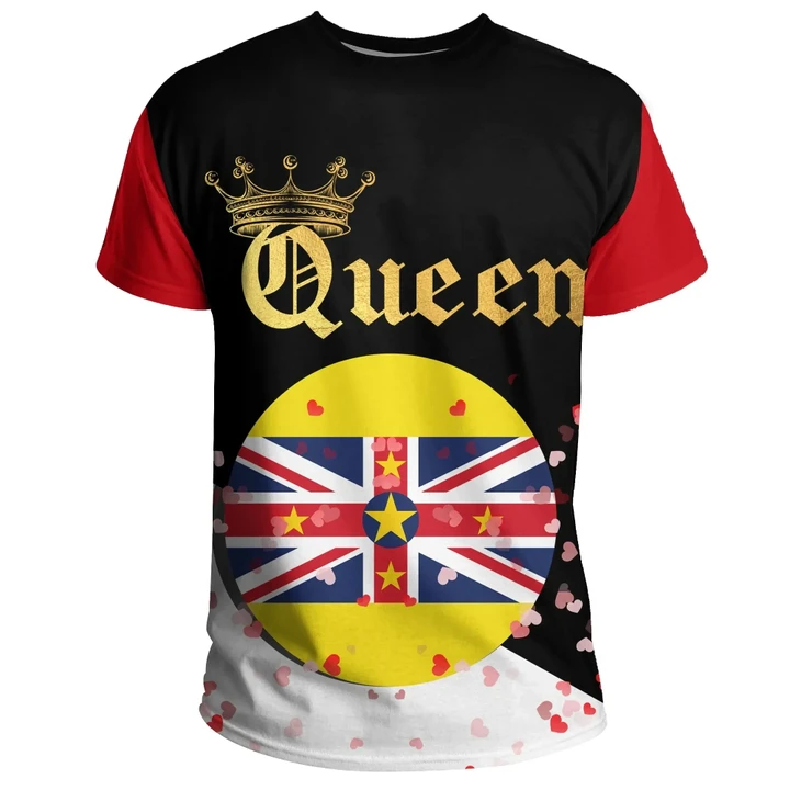 Niue T-Shirt Queen - Valentine Couple A7