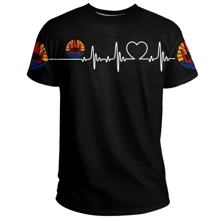Tahiti T-Shirt Heartbeat (Women's/Men's) A7