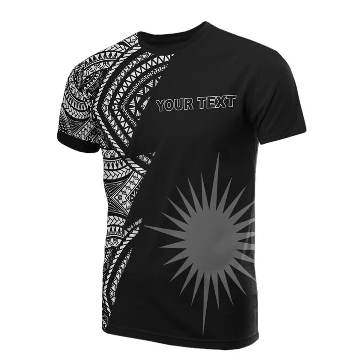 Marshall Islands All Over Custom Personalised T-Shirt - Micronesian Pattern Flash - BN12